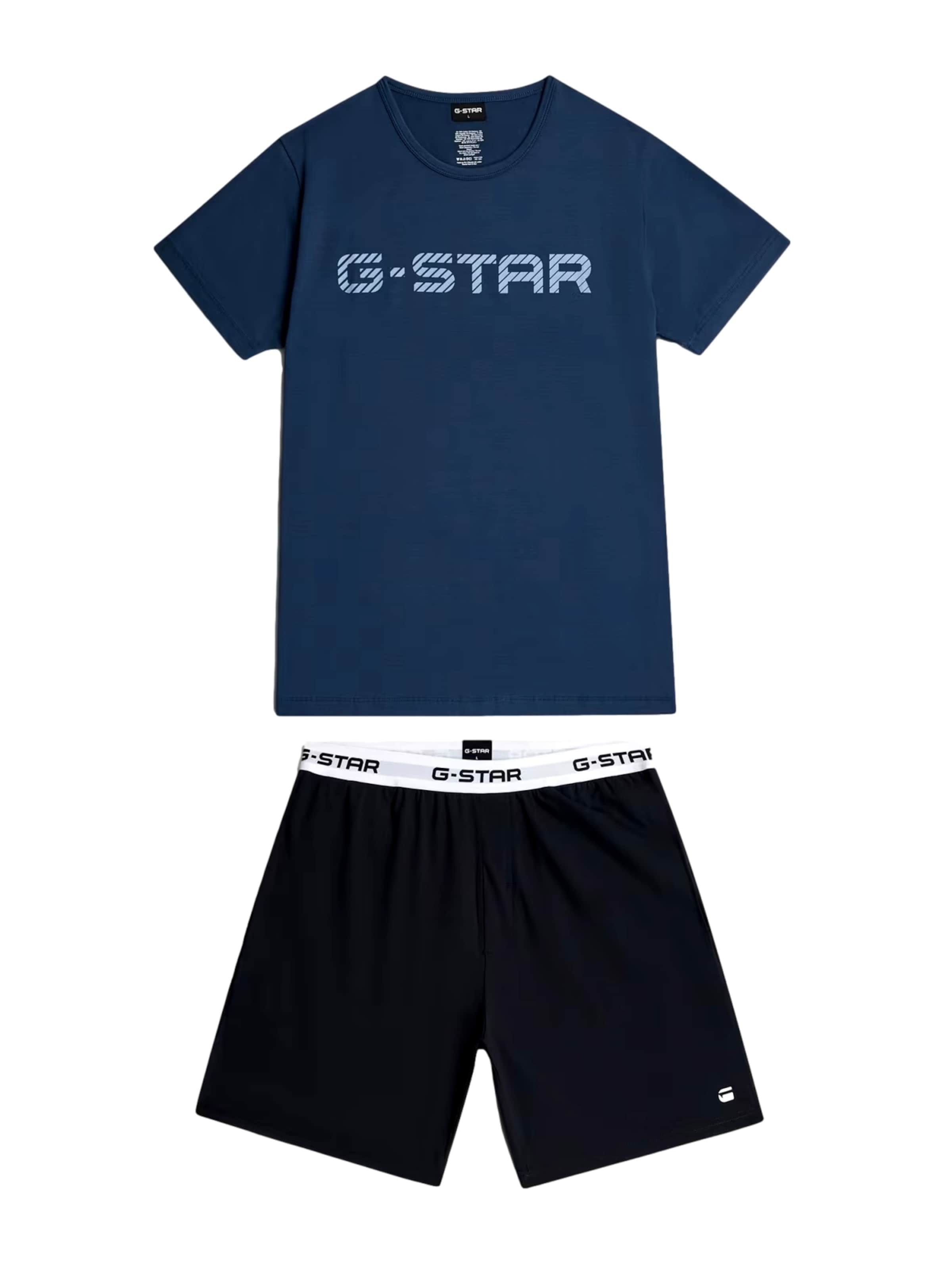G-STAR Pajama short in Dark blue / Black / White, Item view