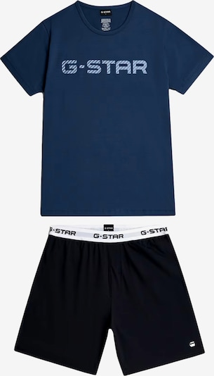 G-STAR Kratka pidžama veličine L u tamno plava / crna / bijela, Pregled proizvoda