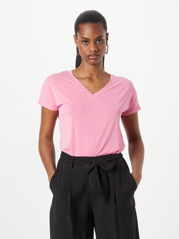 T-shirt 'Fenya' MSCH COPENHAGEN en rose : devant