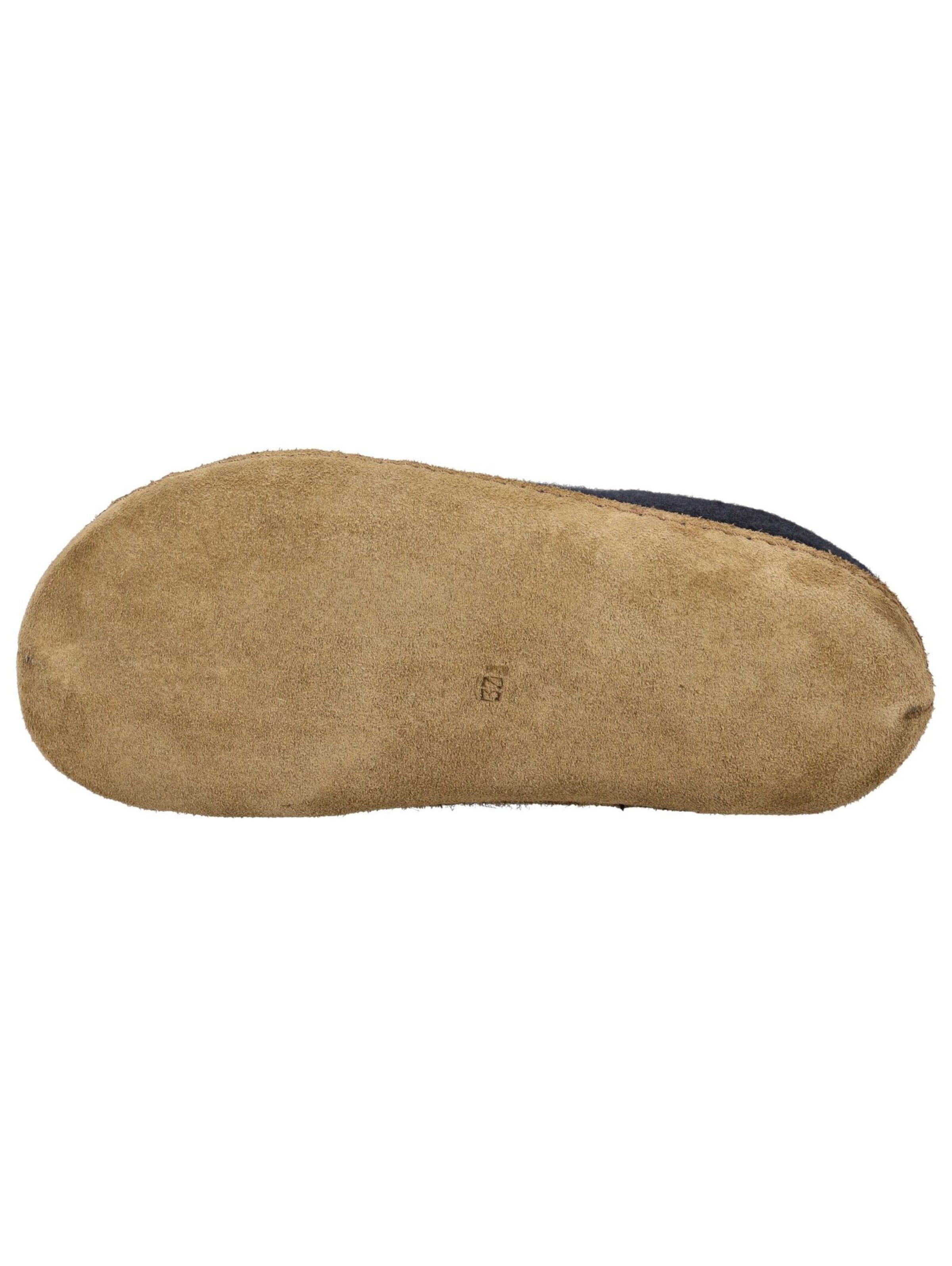 HAFLINGER Hausschuh 'Emil's Toffel' in Blau