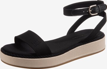 TOMMY HILFIGER Sandale in Schwarz: predná strana