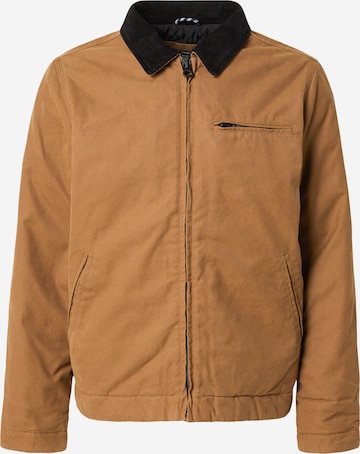 Vintage Industries - Casaco meia-estação 'Osker' em castanho: frente