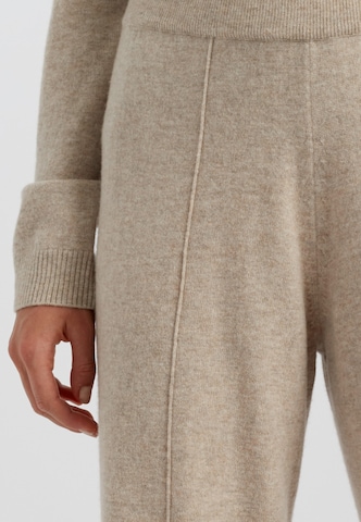 Chinti & Parker Wide Leg Bukser 'Basics' i beige