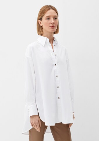 s.Oliver BLACK LABEL Blouse in Wit: voorkant