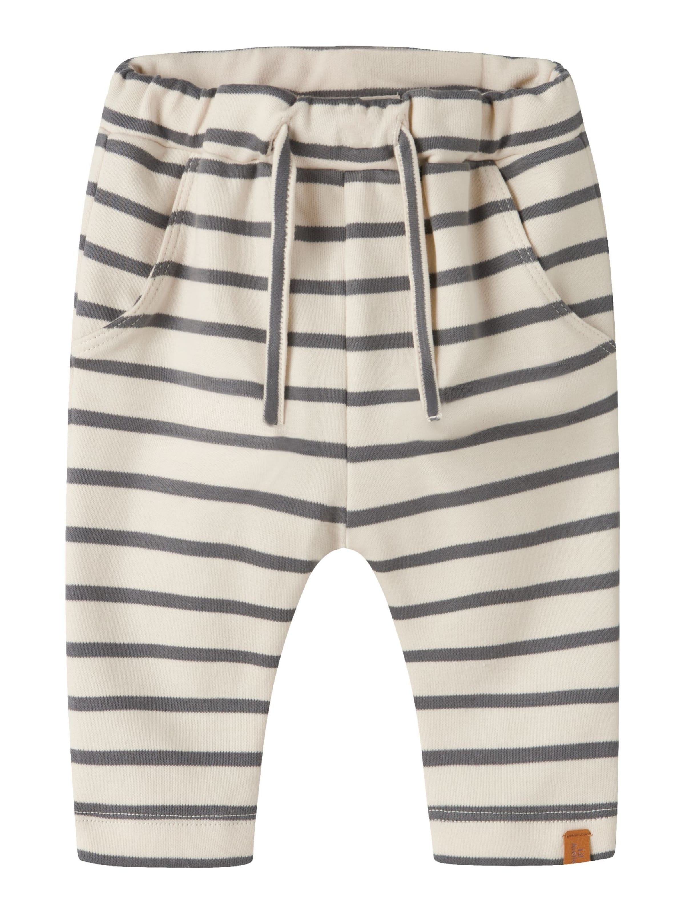 Lil'Atelier Loose fit Pants 'NBMLIMIA' in Beige: front