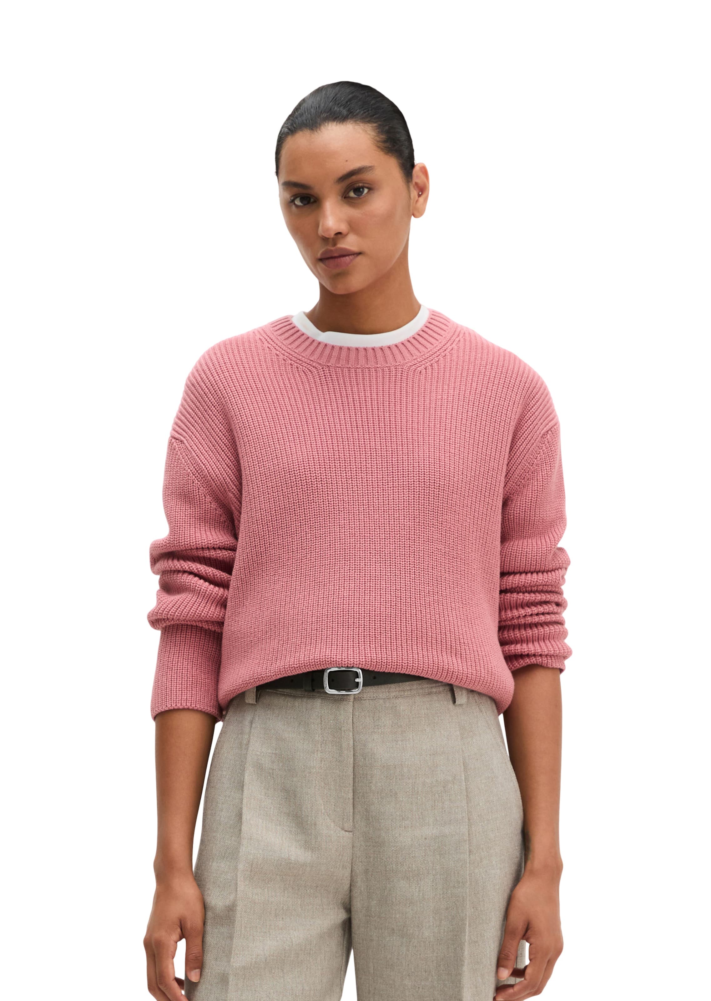 Marc O'Polo Trui in Roze: voorkant