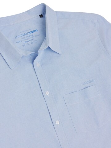 Mr Main Man Regular fit Overhemd in Blauw