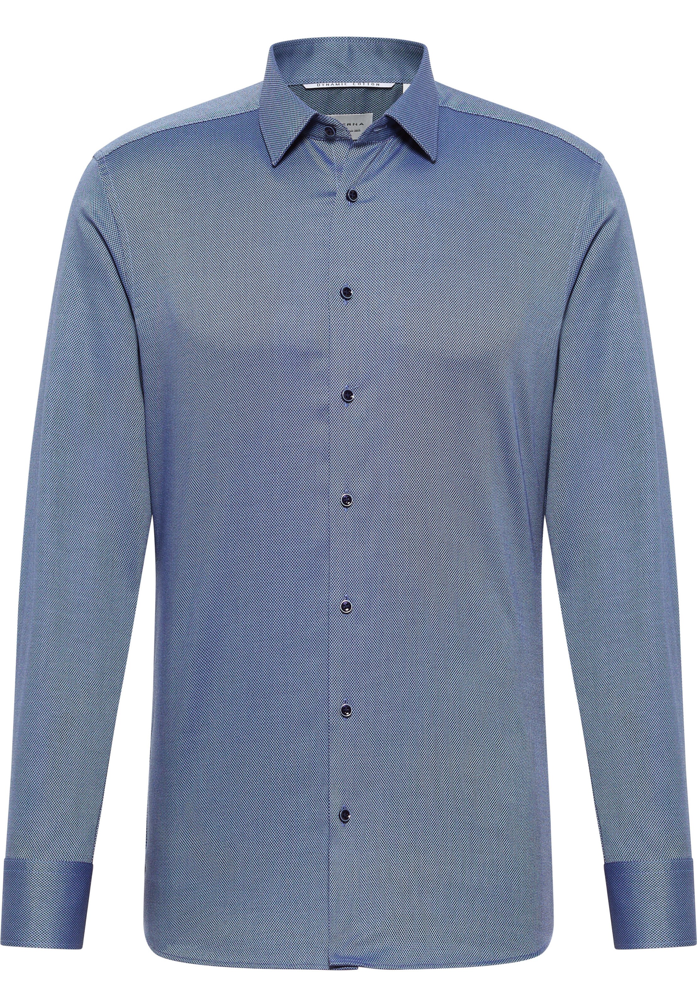 ETERNA Zakelijk overhemd in Blauw: voorkant