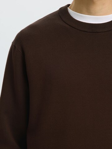 SELECTED Sweater in Brown