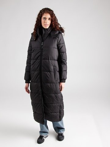TOM TAILOR DENIM Winter coat in Black: front