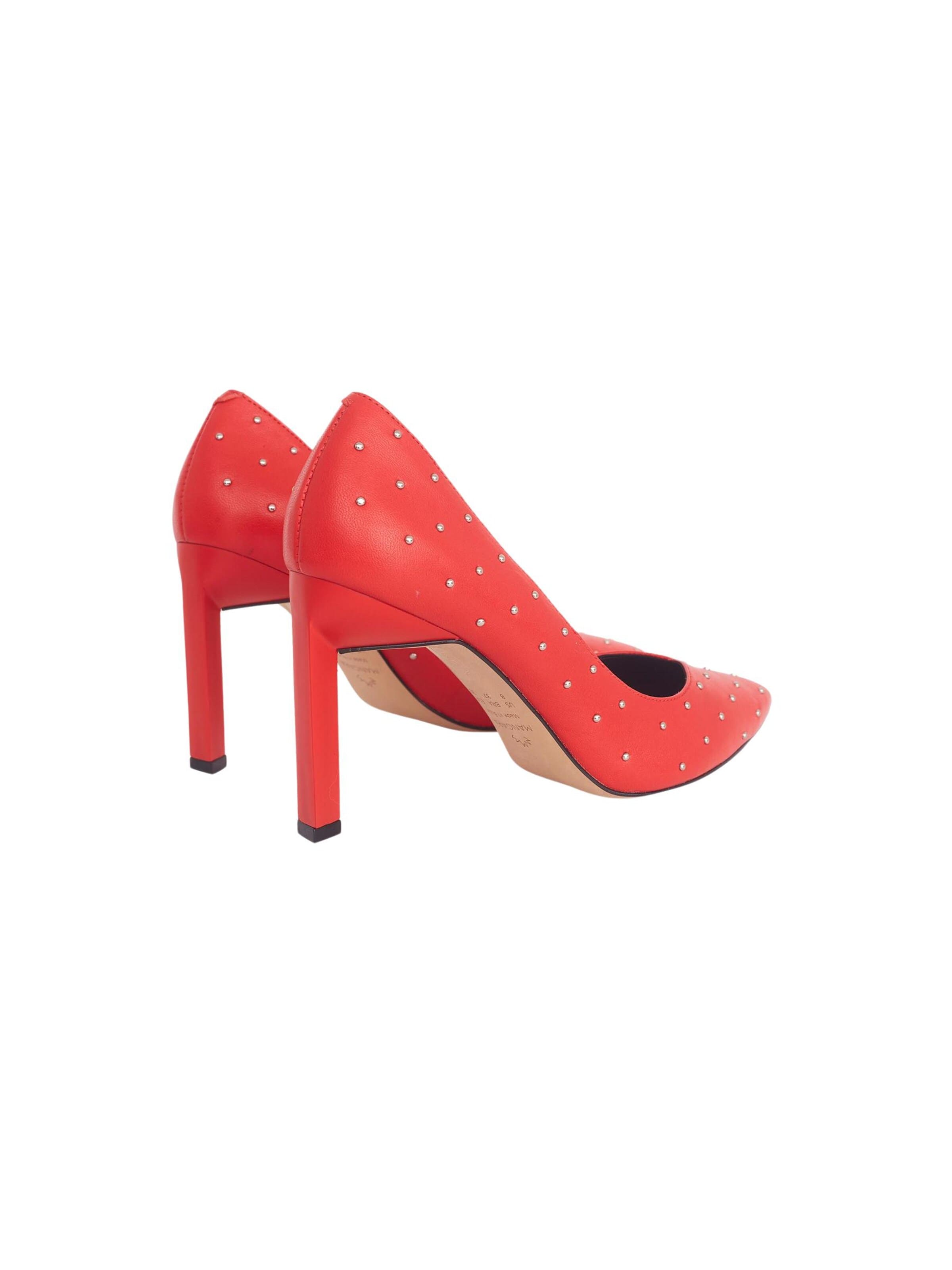 Mangara Atelier Pumps 'Callisia Pumps Damen Leder Rot - Stiletto 9,5 cm' in Rood
