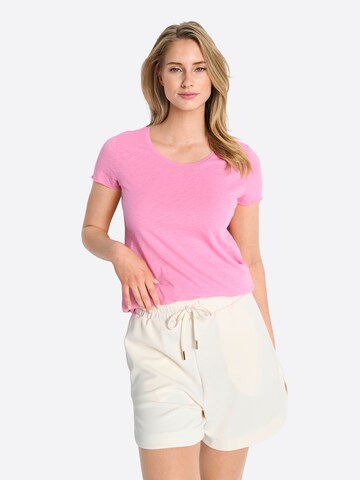 T-shirt Rich & Royal en rose : devant