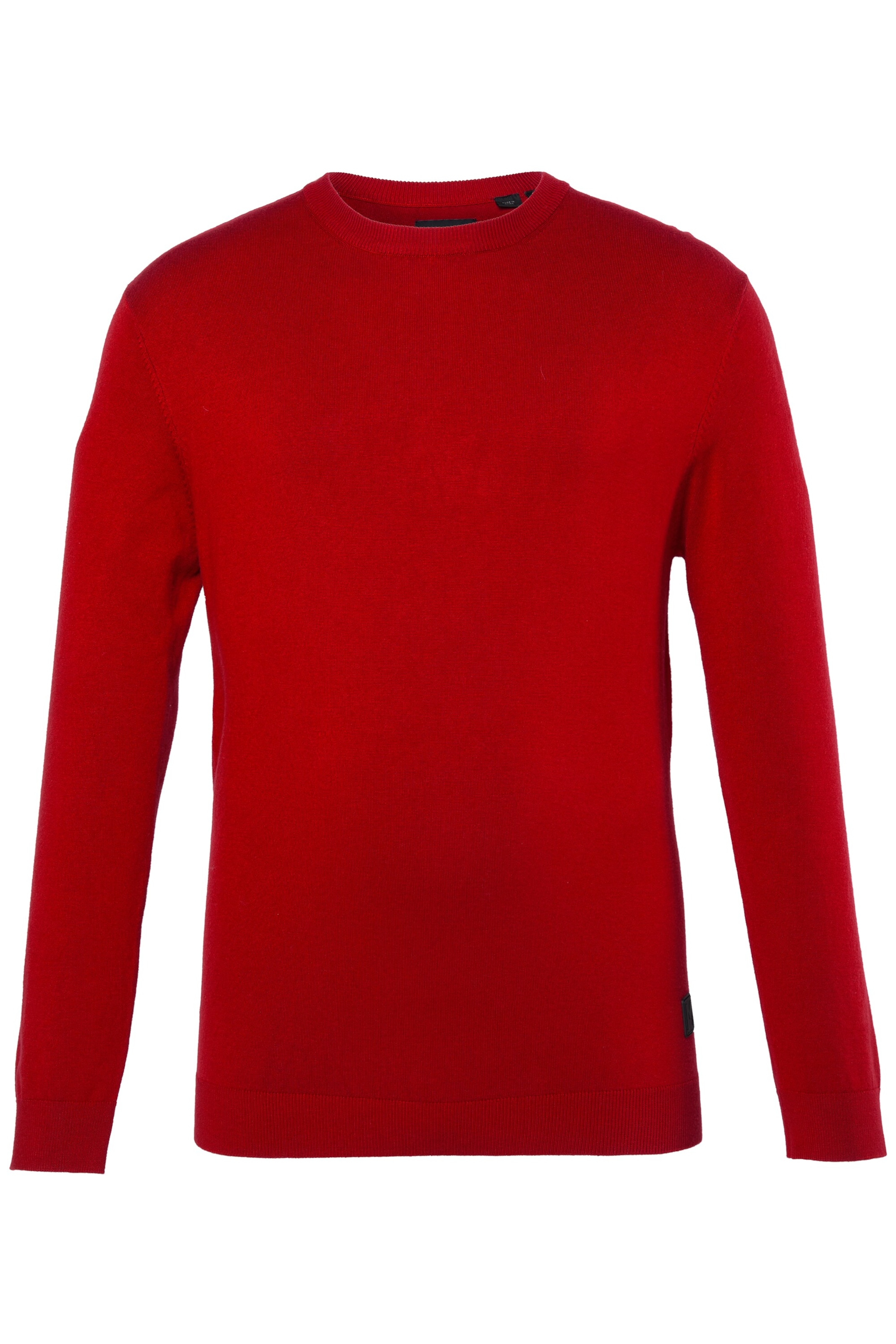 Men Plus Pullover in Rot: Vorderseite