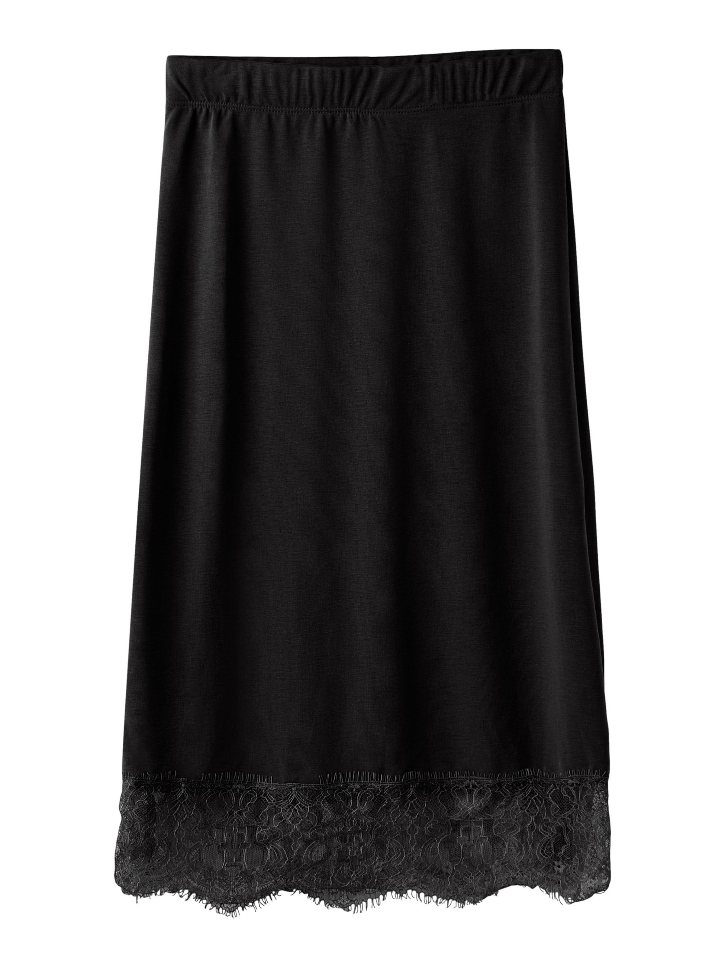 NAME IT - Falda en negro: frente