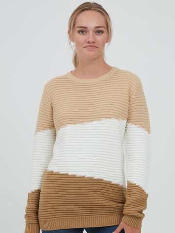 Oxmo Pullover in Beige: Vorderseite