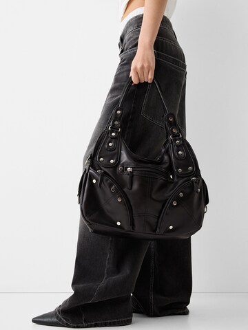 Bershka Torebka w kolorze czarny