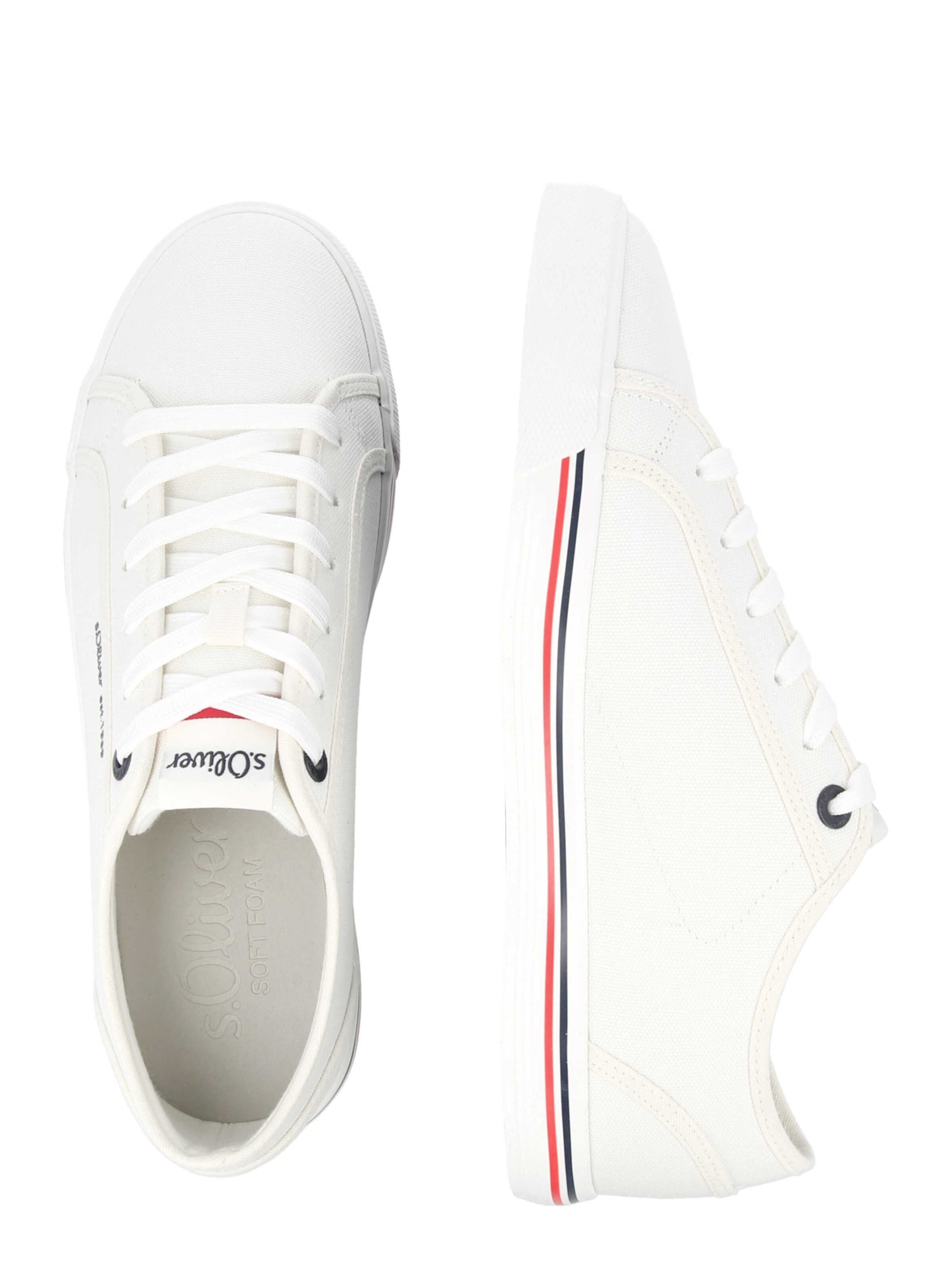 s.Oliver Matalavartiset tennarit värissä valkoinen