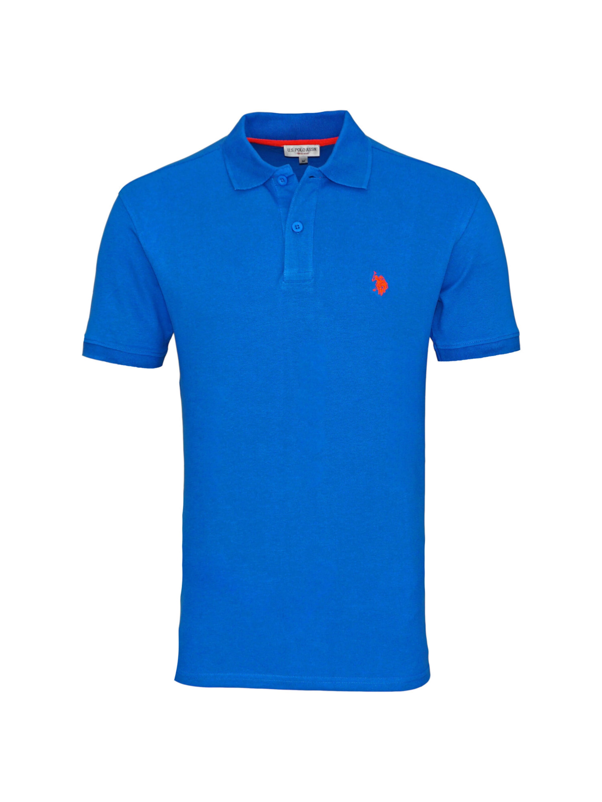 U.S. POLO ASSN. Shirt in Blauw: voorkant