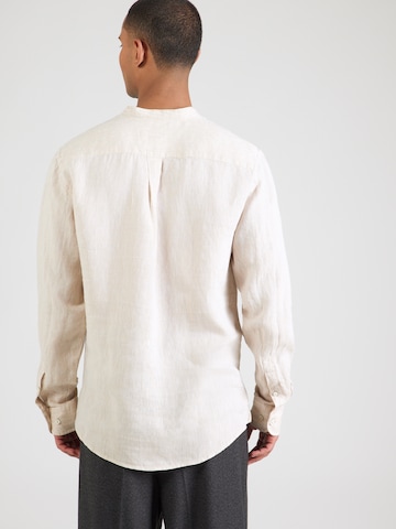 FYNCH-HATTON Regular fit Button Up Shirt in Beige