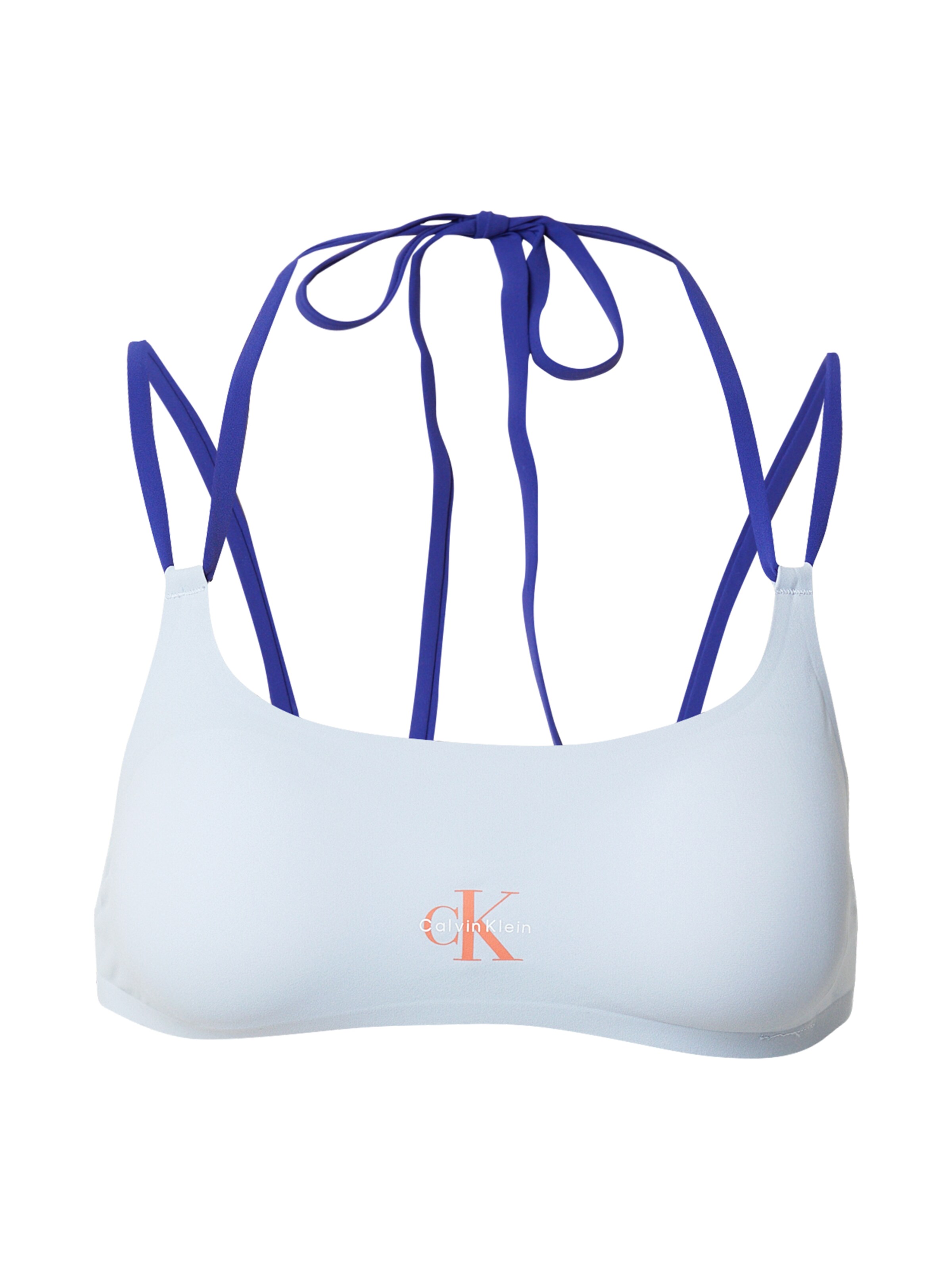 Calvin Klein Swimwear Bustier Bikinitop in Blau: Vorderseite