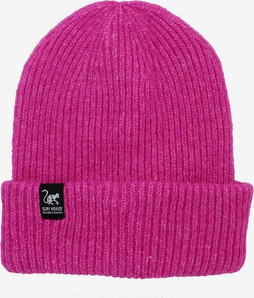 Bonnet Surf Monkey en rose : devant