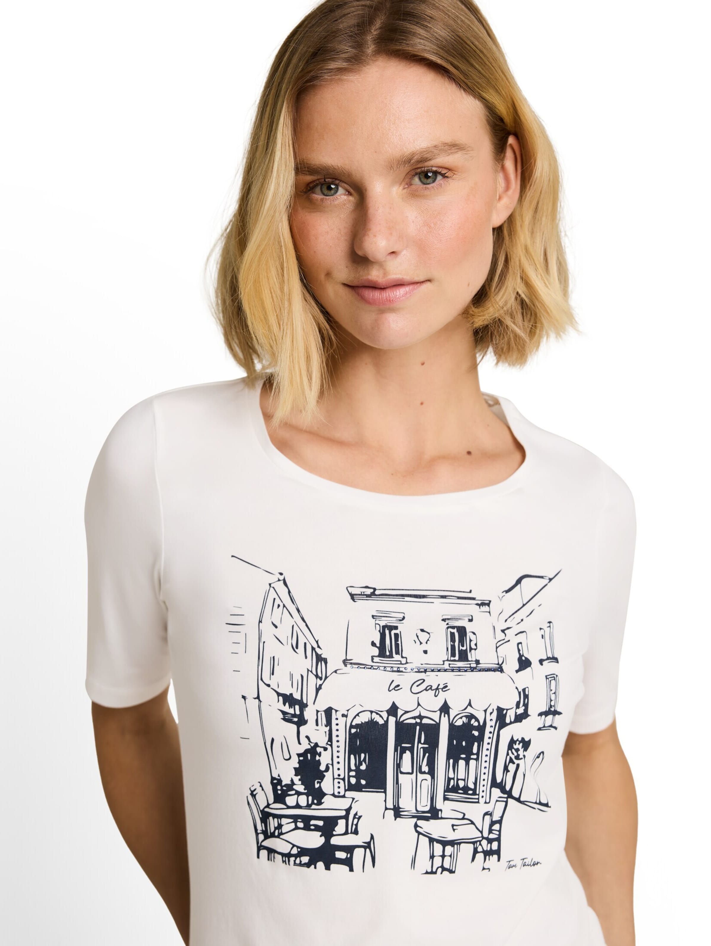 TOM TAILOR Shirt in White