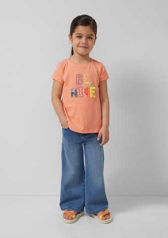 T-Shirt s.Oliver en orange : devant