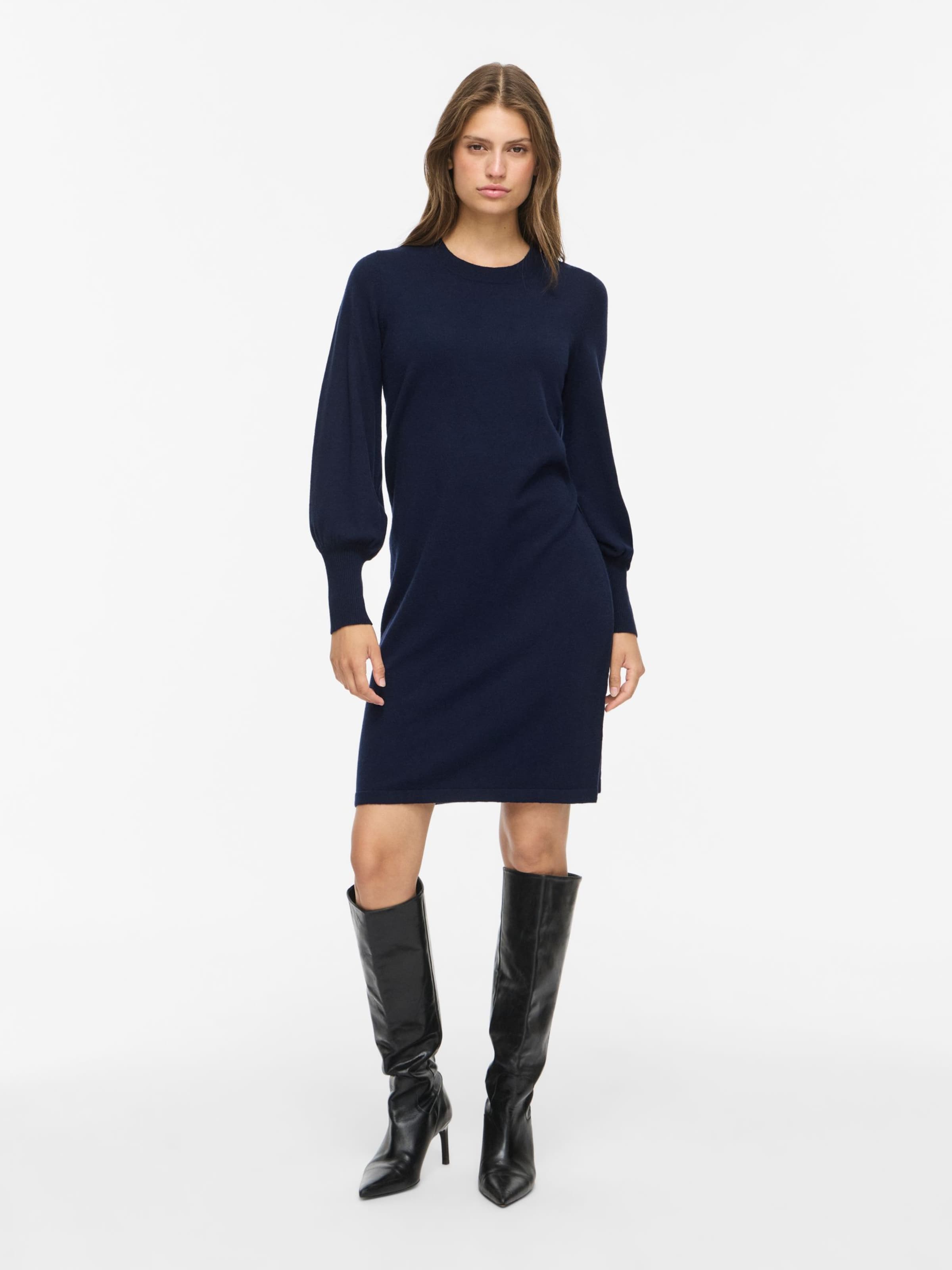 VILA Knit dress 'VIKerry' in Blue