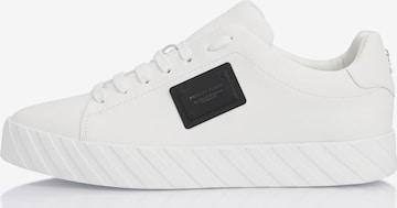 Baskets basses 'Placca' Philipp Plein en blanc : devant