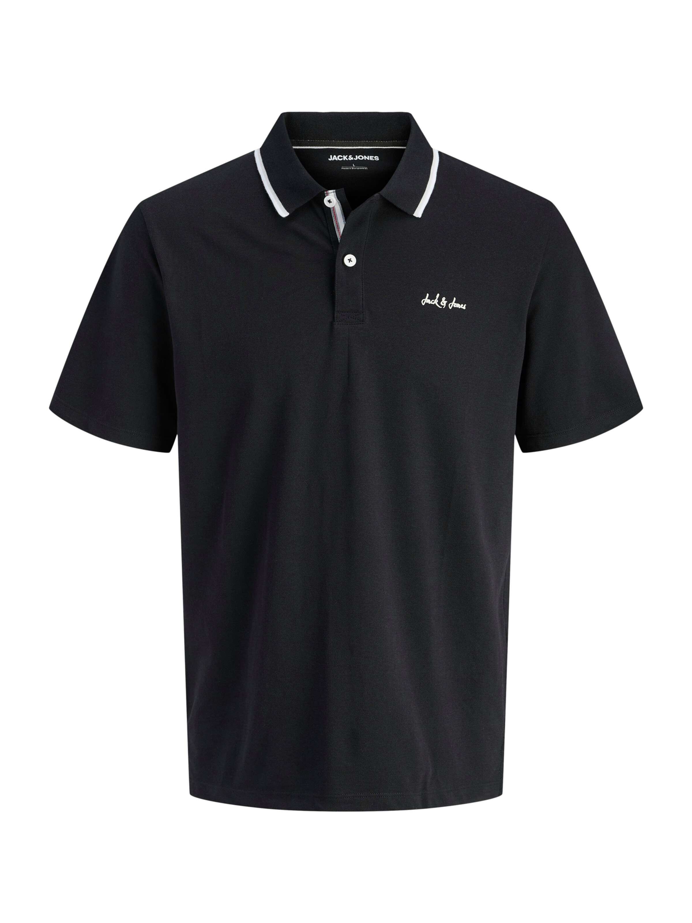 Jack & Jones Plus Särk 'JJBlaze', värv must: eest vaates