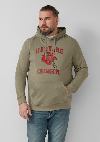 Sweat-shirt s.Oliver en vert : devant