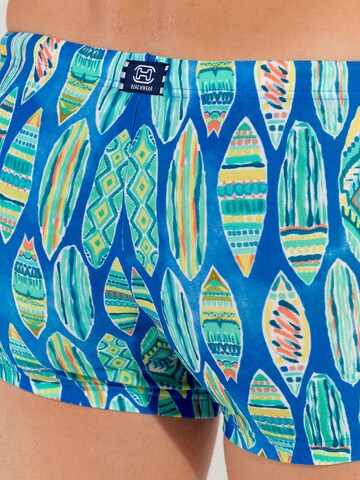 HOM Badehose ' Swim Shorts Marbella ' in Blau