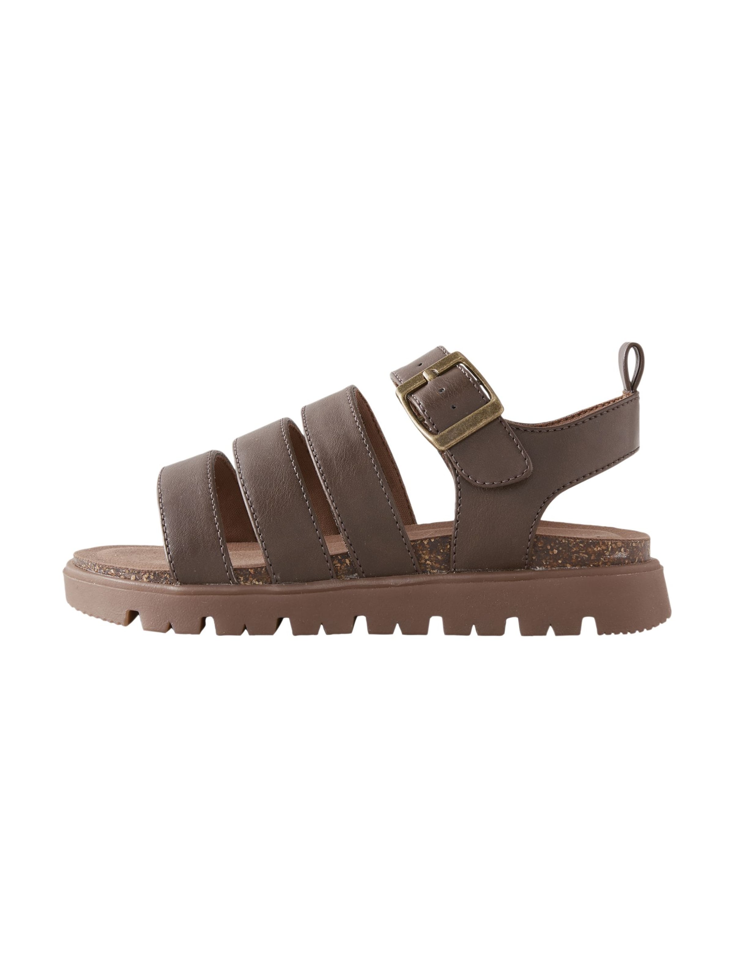 Sandales Next en marron : devant