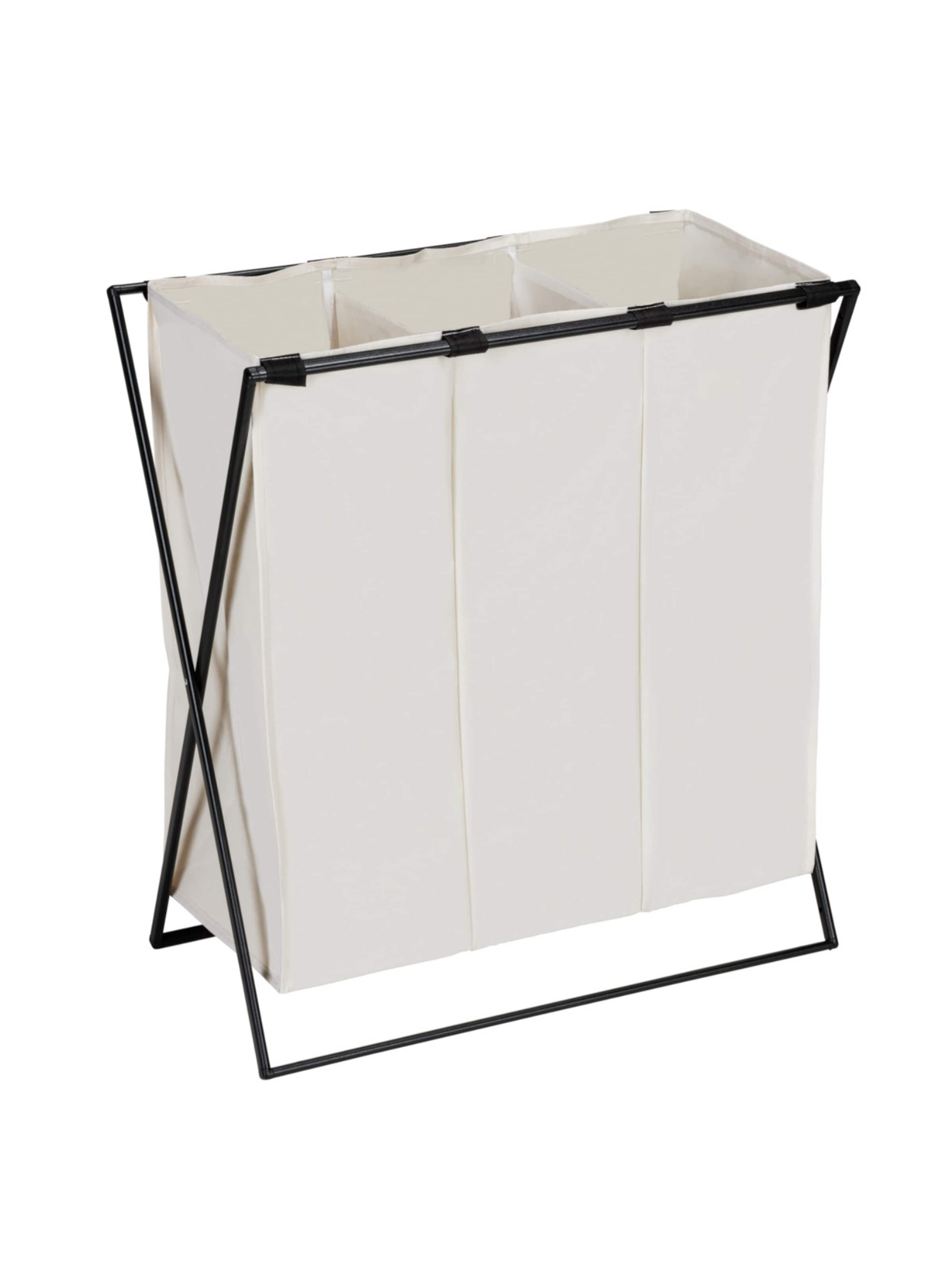 Wenko Wäschebehälter 'Trio' in Beige: Vorderseite