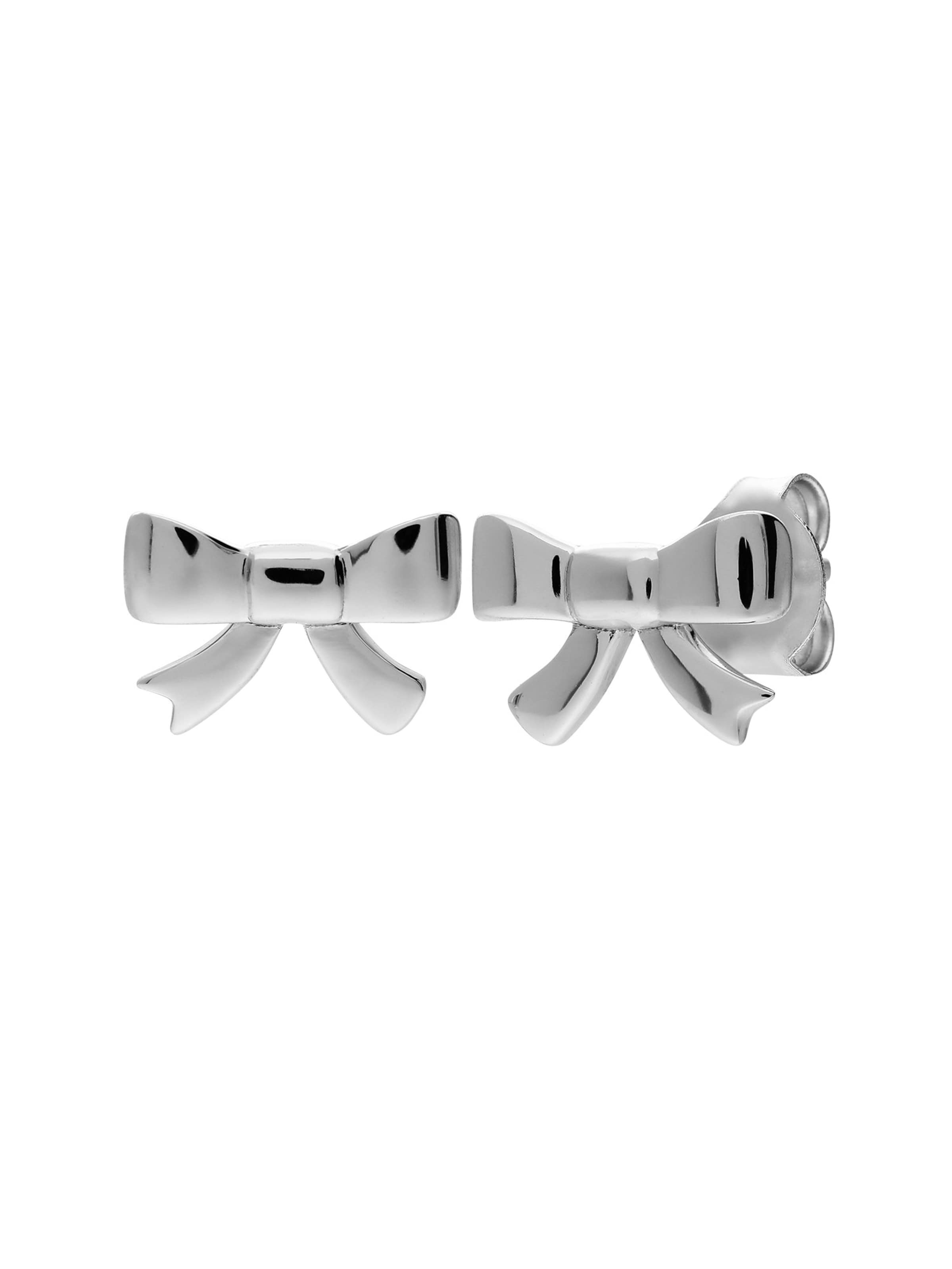 Lucardi Earrings in Silver: front