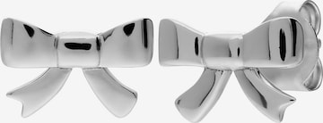 Lucardi Earrings in Silver: front