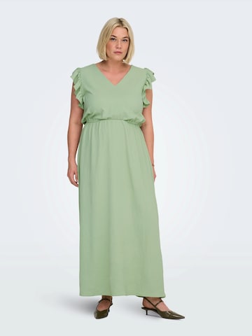 ONLY Carmakoma - Vestido 'CARMetta' em verde: frente