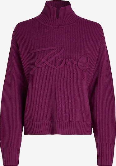 Karl Lagerfeld Sweter w kolorze jagodam, Podgląd produktu