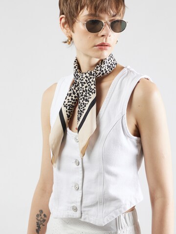 PIECES Suit Vest 'ANNICA' in White