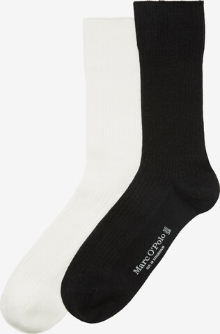 Chaussettes Marc O'Polo en noir : devant