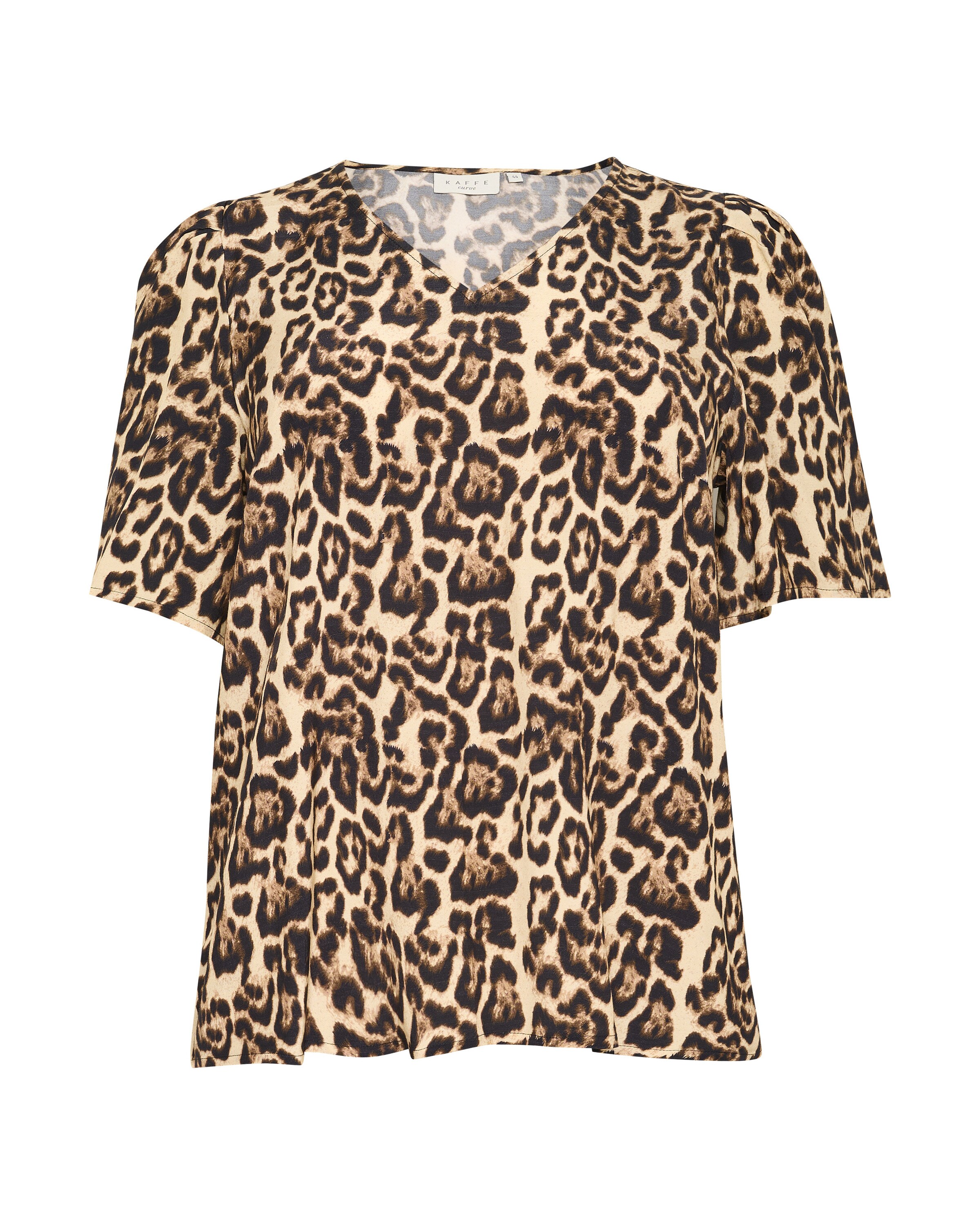 KAFFE CURVE Bluse 'Perla' in Braun: Vorderseite