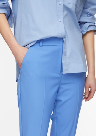 COMMA Slimfit Broek in Blauw