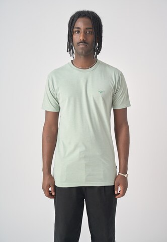 Cleptomanicx Shirt 'Ligull Regular' in Green: front