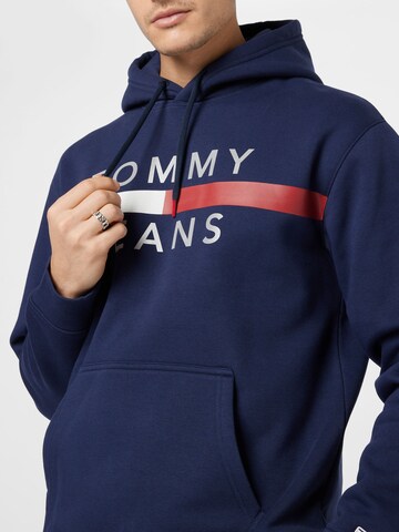 Tommy Jeans Mikina – modrá