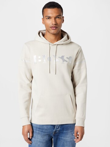 BOSS Sweatshirt 'Soody' in Beige: Vorderseite