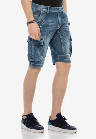 CIPO & BAXX Regular Jeans-Shorts 'ELOY' in Blau