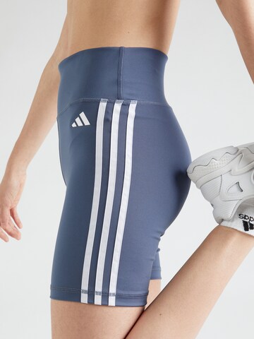 ADIDAS PERFORMANCE Скинни Спортивные штаны 'Essentials' в Синий: спереди