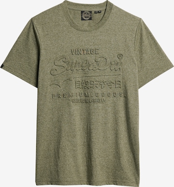 Superdry Koszulka w kolorze zielony: przód