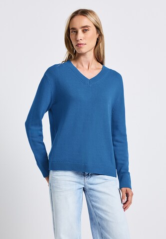 STREET ONE Sweater in Blue: front