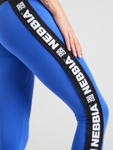 Skinny Pantaloni sportivi di NEBBIA in blu